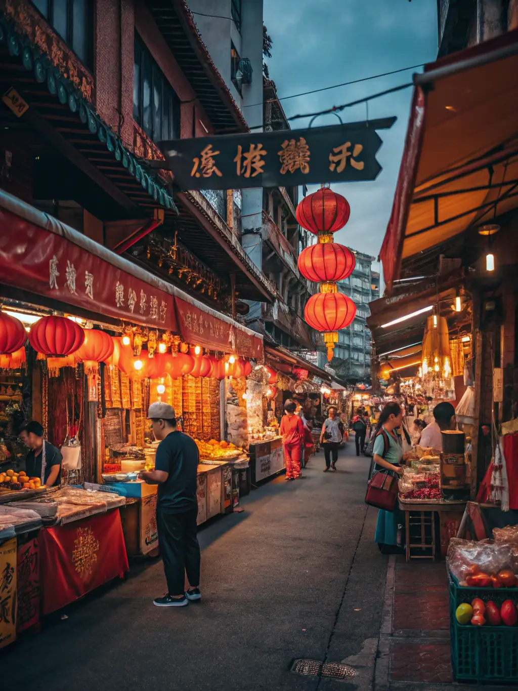 A vibrant display of geek-inspired merchandise, including fan art prints, custom-designed apparel, and unique collectibles, attracting attendees at a Geeky Market event.